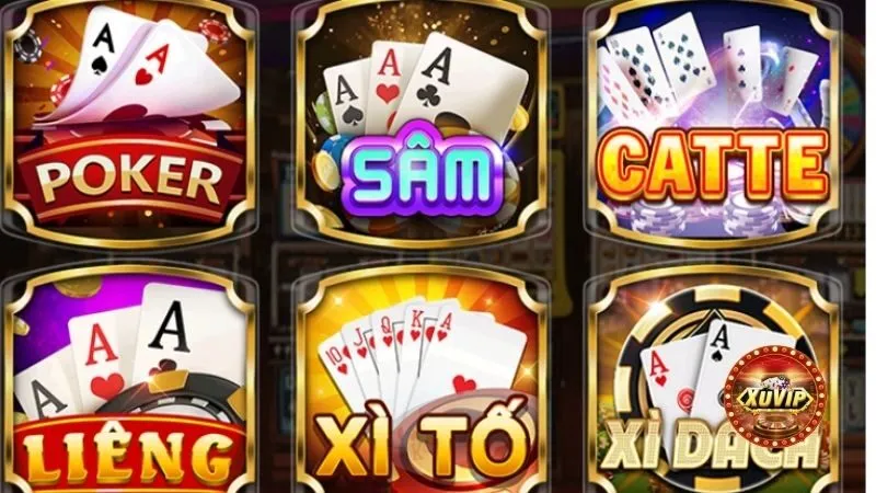 Điểm mặt một số game bài XuVIP được yêu thích
