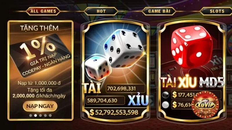 Giới thiệu cổng game XuVIP