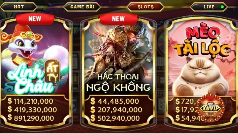 Nổ hũ quay xèng tại cổng game